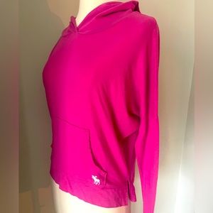 Abercrombie and Fitch pink hoodie tshirt top XS